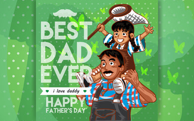 Father and daughter are going fishing SVG naemmiah021 