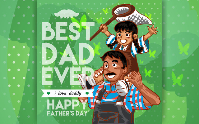 Father and daughter are going fishing SVG naemmiah021 