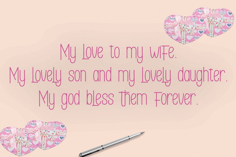 Father And Mother Font PolemStudio 