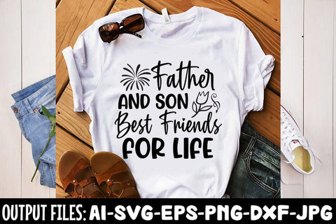Father And Son Best Friends For Life SVG Design SVG Rafiqul20606 