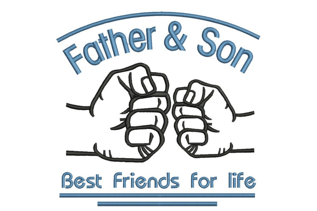 Father and son embroidery design Embroidery/Applique DESIGNS NextEmbroidery 