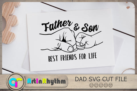Father and son Svg, Best friends for life Svg, Dad Svg, Father's Day Svg, Dad Gift SVG Artinrhythm shop 