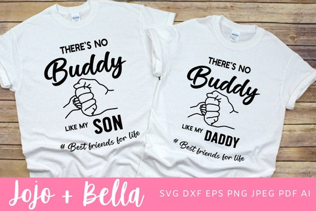 Father and Son Svg, Fist Pump Svg, Daddy Svg, Dad Svg, Fathers Day SVG, Svg Files for Cricut, Silhouette Files, SVG SVG Jojo&Bella 