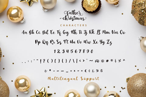 Father Christmas - Modern Script Font Font Alpaprana Studio 