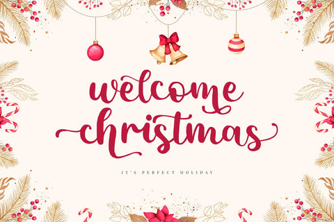 Father Christmas - Modern Script Font Font Alpaprana Studio 