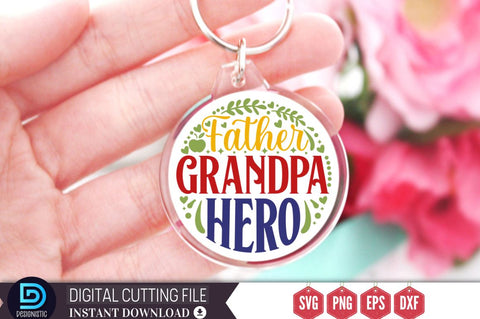 Father grandpa hero SVG SVG DESIGNISTIC 