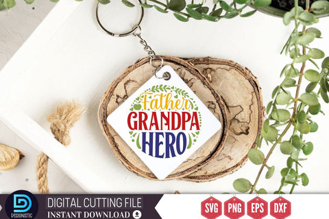 Father grandpa hero SVG SVG DESIGNISTIC 