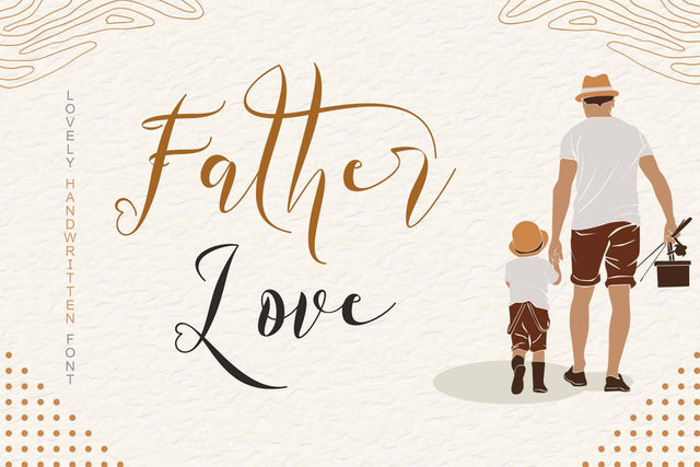 Father Love Font Prasetya Letter 