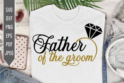 Father of the Groom Svg. Wedding Svg. Groom Team Svg. Wedding Roles Svg. Wedding Party Svg. Cricut, Silhouette, Iron On, Dxf, Eps, Png, Pdf SVG Mint And Beer Creations 