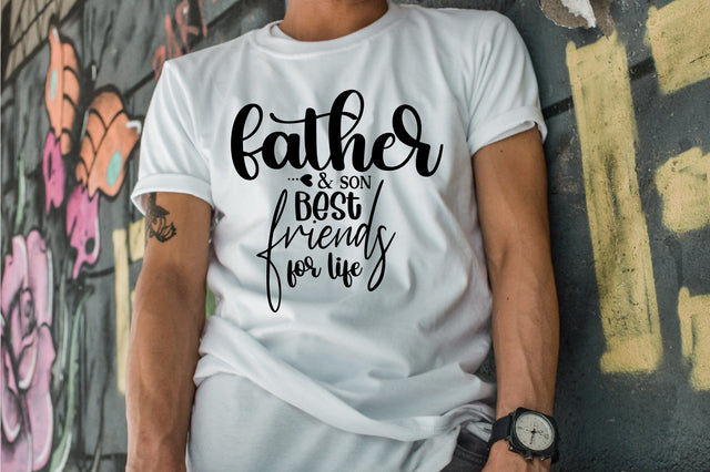 father & son best friends for life SVG orpitasn 