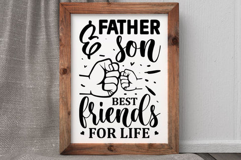 Father & son best friends for life SVG SVG Regulrcrative 