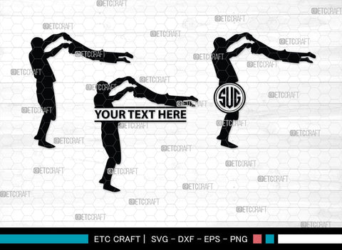 Father With Kid Monogram, Father With Kid Silhouette, Father With Kid SVG, Father Svg, Kid Svg, SB00357 SVG ETC Craft 