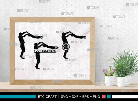 Father With Kid Monogram, Father With Kid Silhouette, Father With Kid SVG, Father Svg, Kid Svg, SB00357 SVG ETC Craft 