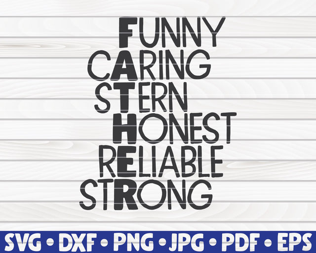 Father word art SVG | Father's Day design SVG HQDigitalArt 
