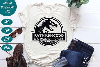 Fatherhood is a walk in the park svg, Fatherhood t shirt svg, father day t shirt, gift for father svg, papa t shirt svg,happy father's day svg SVG Isabella Machell 
