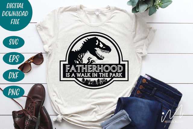 Fatherhood is a walk in the park svg, Fatherhood t shirt svg, father day t shirt, gift for father svg, papa t shirt svg,happy father's day svg SVG Isabella Machell 