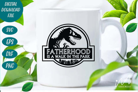 Fatherhood is a walk in the park svg, Fatherhood t shirt svg, father day t shirt, gift for father svg, papa t shirt svg,happy father's day svg SVG Isabella Machell 