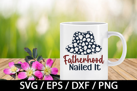 Fatherhood nailed it svg SVG akazaddesign 