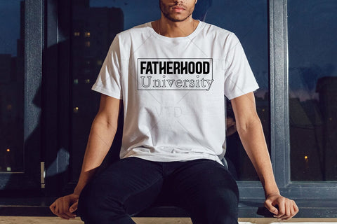 Fatherhood University Svg Png Files, Funny Dad Svg, Dad Svg, Father Svg, Father’s Day Svg, Dad Quote Svg, Dad Svg Designs, Best Dad Ever Svg SVG DesignDestine 