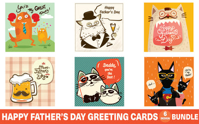 Father's day, Cute Animal Collection SVG naemmiah021 