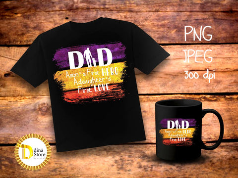 Father's Day -Dad Quote Sublimation design Sublimation Dina.store4art 