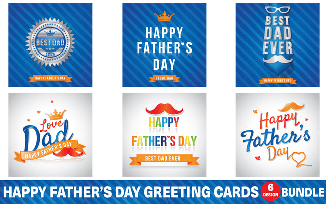 Father's Day Greeting Cards Collection SVG naemmiah021 