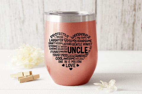 Father's Day heart Shape SVG bundle SVG DESIGNS DARK 