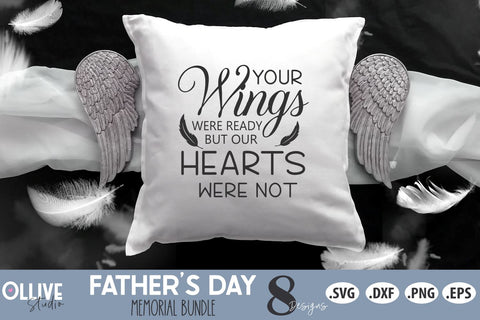 Father's Day Memorial SVG Bundle | Father's Day SVG SVG Ollive Studio 