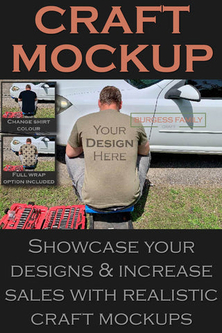 Fathers Day Mens shirt Mock up Mock Up Photo Burgess Family Craft 