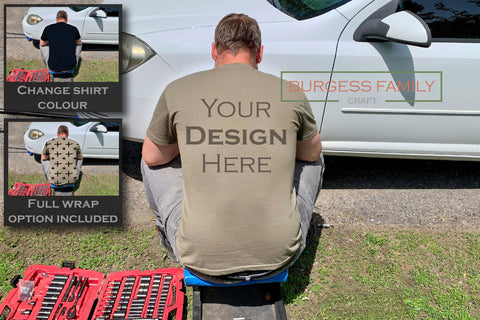 Fathers Day Mens shirt Mock up Mock Up Photo Burgess Family Craft 