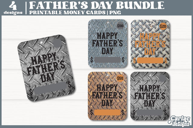 Father's Day Money Card Bundle | Father's Day Bundle Sublimation Carla C Designs 