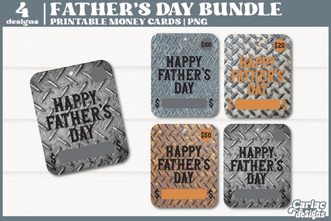 Father's Day Money Card Bundle | Father's Day Bundle Sublimation Carla C Designs 