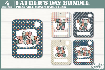 Father's Day Money Card Bundle | Father's Day Bundle Sublimation Carla C Designs 