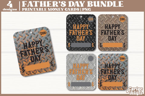 Father's Day Money Card Bundle | Father's Day Bundle Sublimation Carla C Designs 