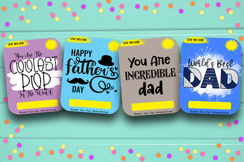 Father's Day Money Card Holder 6- Printable Money Card PNG SVG Happy Printables Club 