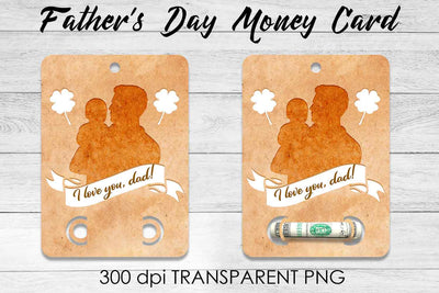 Father’s Day Money Card PNG Design | Dad Money Holder | Grad PNG Sublimation Fly Design 