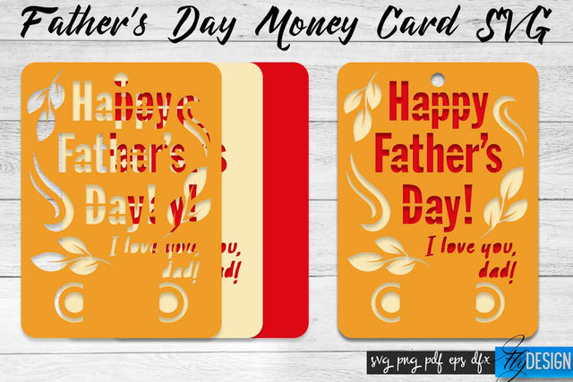 Father’s Day Money Card SVG | Father’s Day SVG Design | Dad SVG Quotes SVG Fly Design 