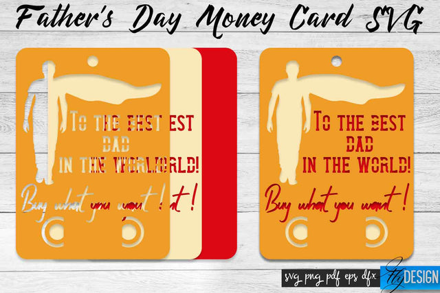Father’s Day Money Card SVG | Father’s Day SVG Design | Dad SVG Quotes SVG Fly Design 
