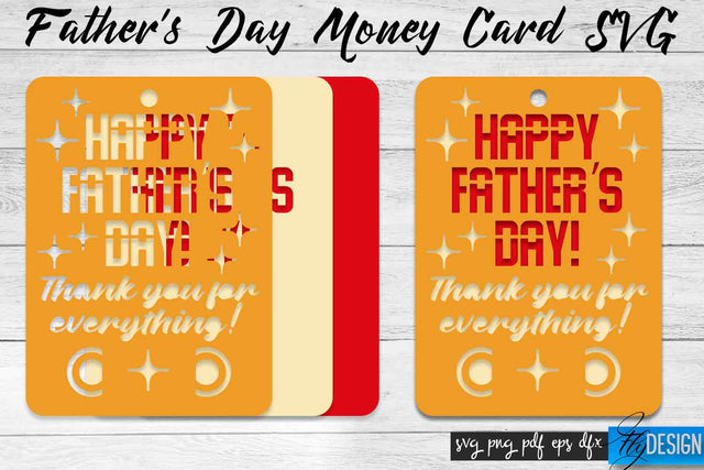 Father’s Day Money Card SVG | Father’s Day SVG Design | Dad SVG Quotes SVG Fly Design 