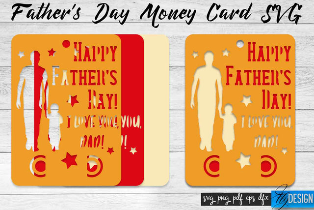Father’s Day Money Card SVG | Father’s Day SVG Design | Dad SVG Quotes SVG Fly Design 