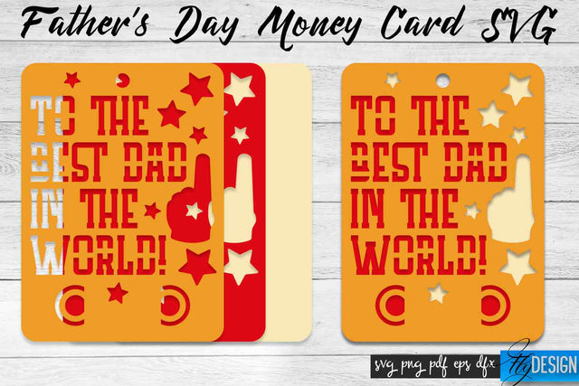 Father’s Day Money Card SVG | Father’s Day SVG Design | Dad SVG Quotes SVG Fly Design 