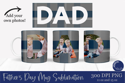 Father's Day Mug Sublimation Bundle-Dad Mug-Grandpa Mug PNG Sublimation Linden Valley Designs 