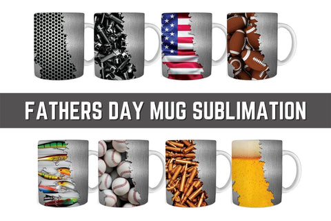 Fathers Day Mug Wrap Sublimation SvgOcean 