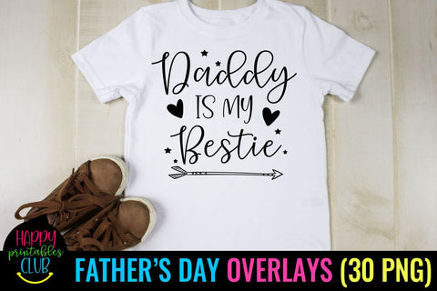 Fathers Day Overlays-Dad Photo Overlays- Father's Day Quotes SVG Happy Printables Club 