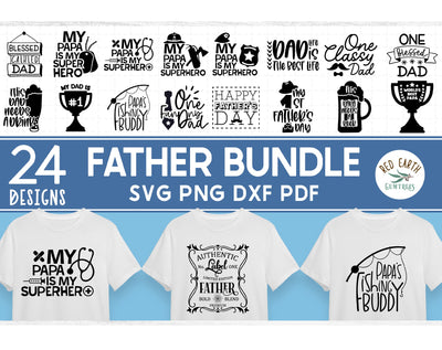 Fathers day quotes and sayings bundle,dad shirt sublimation SVG Redearth and gumtrees 