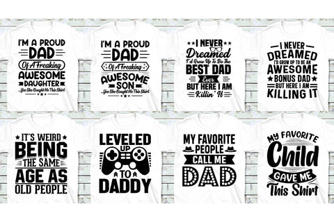 Fathers Day Quotes SVG bundle, Dad SVGs, Father shirt svg SVG Paper Switch 