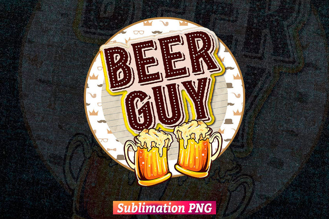 Fathers Day Retro Vintage Distressed Logo Beer Guy Dad T shirt Tumbler Design Png Sublimation Files Sublimation DesignDestine 