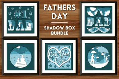 Fathers Day Shadow Box SVG SvgOcean 