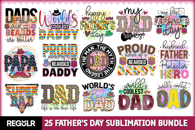 Father's Day Sublimation Bundle Sublimation Regulrcrative 