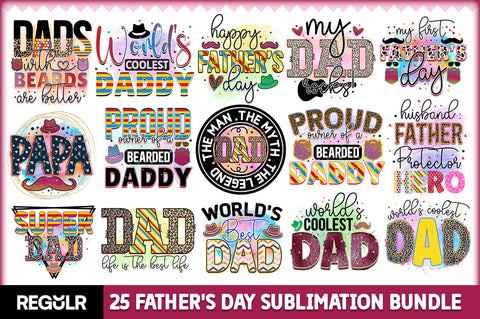 Father's Day Sublimation Bundle Sublimation Regulrcrative 